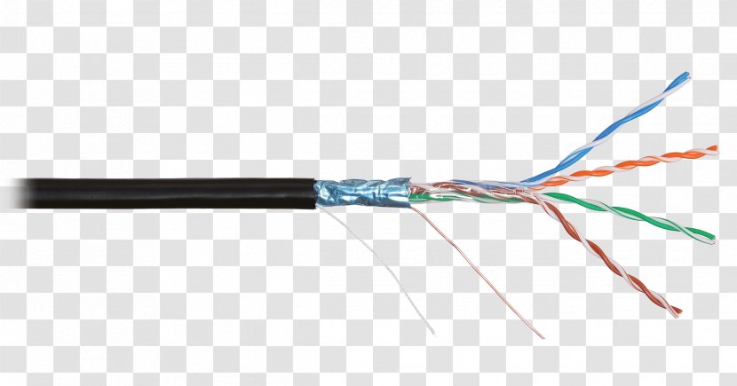 Electrical Cable Twisted Pair Category 5 6 Structured Cabling - Signal Transparent PNG