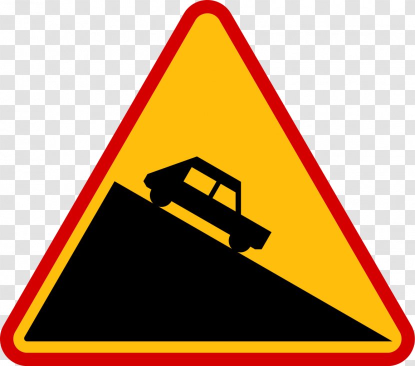 Poland Warning Sign Road Traffic - Carriageway Transparent PNG