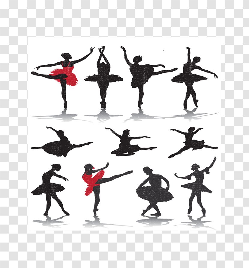 Paper Silhouette Drawing Ballet Performing Arts - Dance Transparent PNG