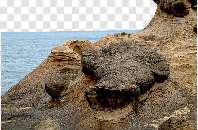 Beach Rock Shore Sea - Three Rocks Transparent PNG