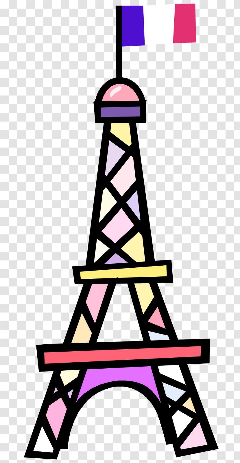Eiffel Tower Notre-Dame De Paris Arc Triomphe Clip Art - France Transparent PNG