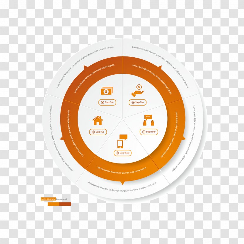 Circle Infographic Information Chart - Computer Software - Vector Ring Map Transparent PNG