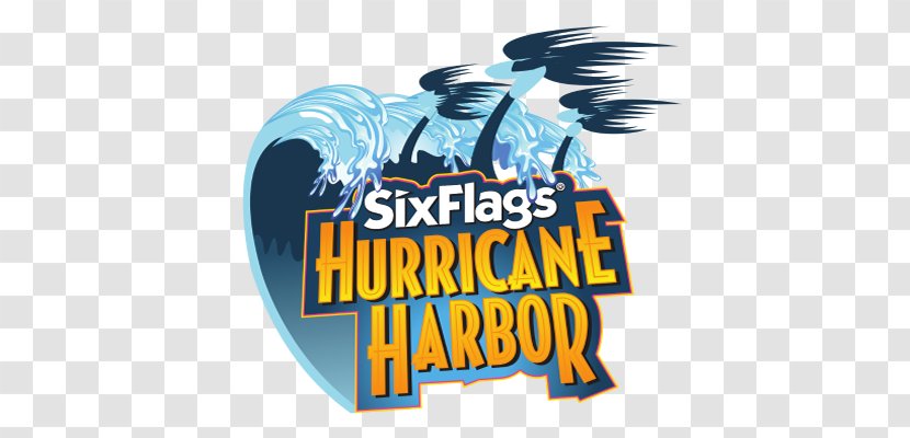 Six Flags Hurricane Harbor Great Adventure Oaxtepec Logo - New Jersey Transparent PNG