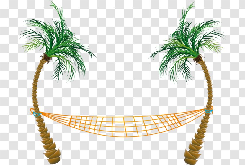 Hammock Clip Art - Palm Tree Transparent PNG