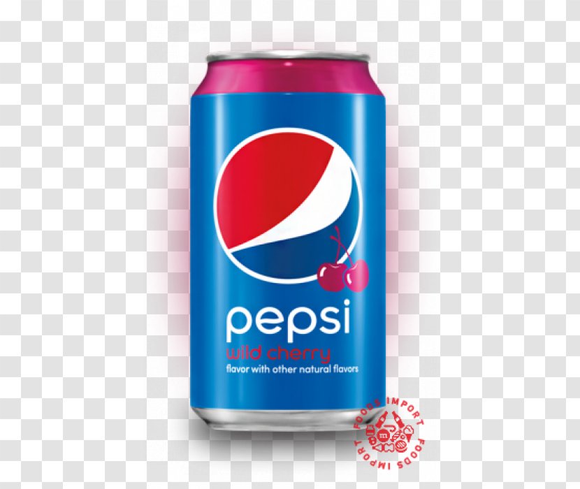 Pepsi Wild Cherry Fizzy Drinks Cola Fanta Transparent PNG