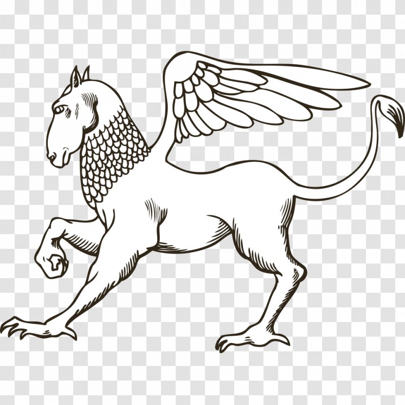 Illustration - Tree - Hand Painted Pegasus Transparent PNG