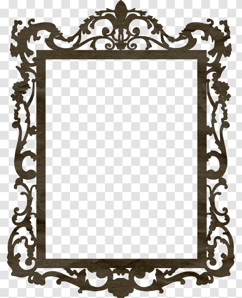 Picture Frames Royalty-free Stock Photography - Black And White - Mirror Transparent PNG