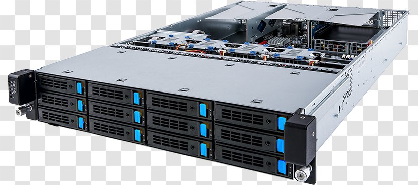Xeon Computer Servers Barebone Computers 19-inch Rack - Multicore Processor - Gigabyte Technology Transparent PNG