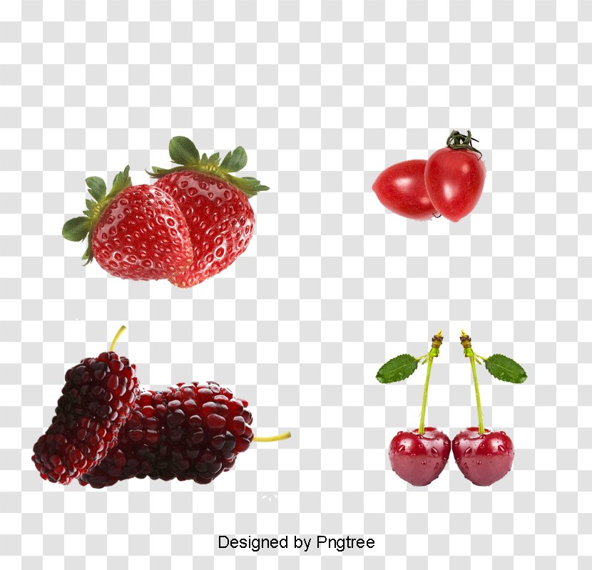 Strawberry Lingonberry Raspberry Cranberry Berries Transparent PNG