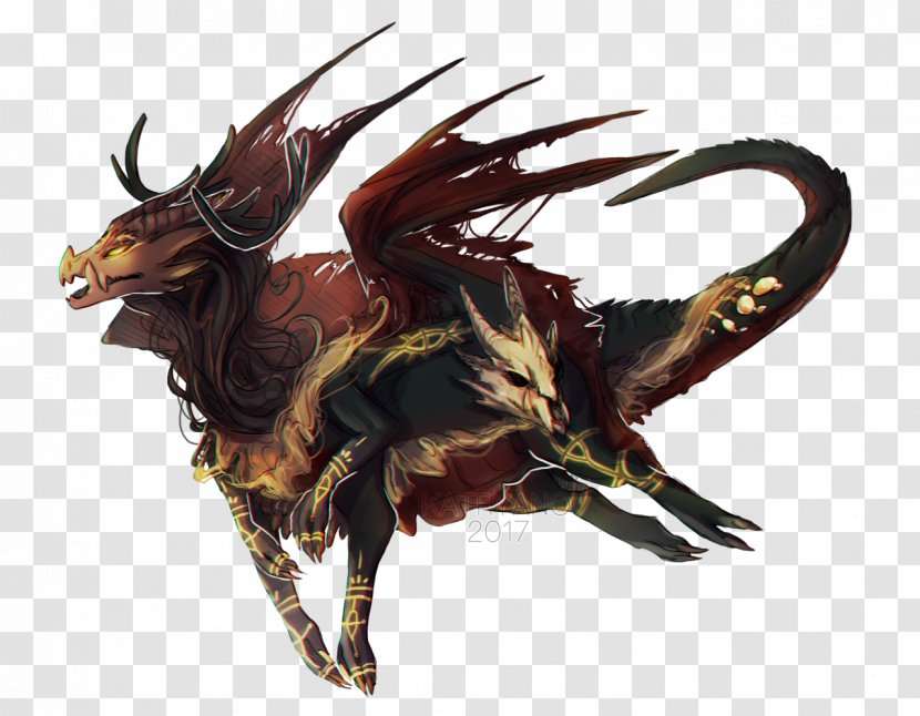 Dragon Legendary Creature Organism Character Fiction - Ox Transparent PNG