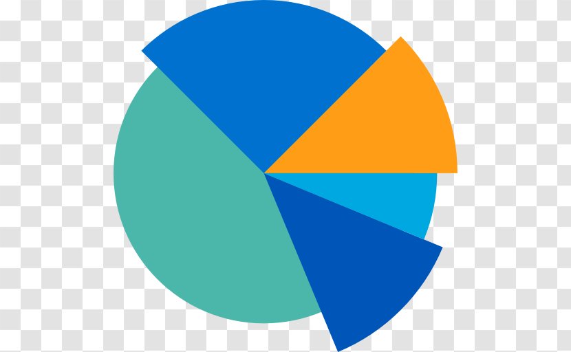 Circle - Pie Chart - Aqua Transparent PNG