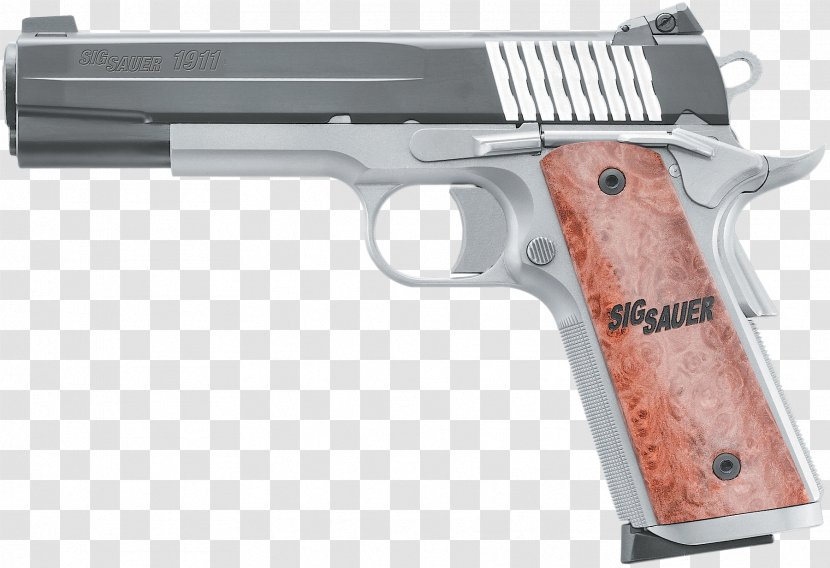 SIG Sauer 1911 .45 ACP Pistol Firearm - Trigger - Sig Transparent PNG