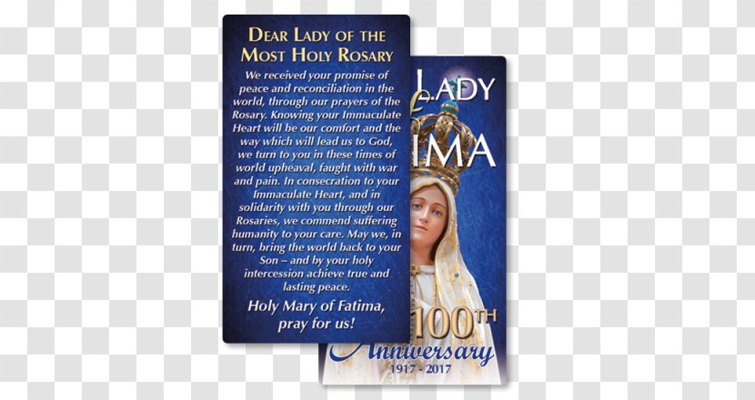 Banner Brand - Book - Our Lady Of Fatima Transparent PNG