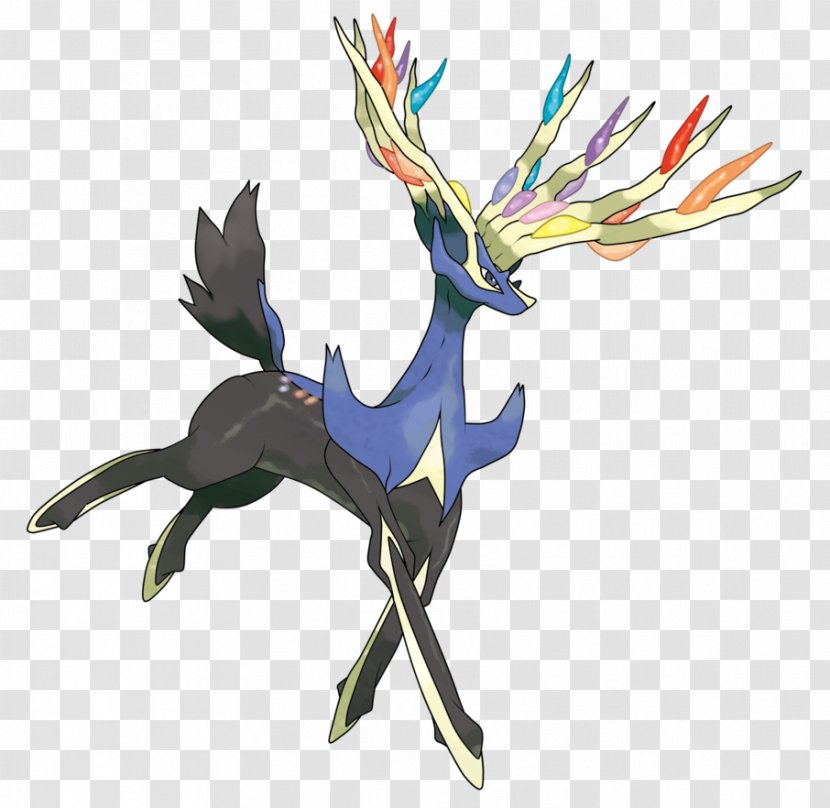 Pokémon X And Y Xerneas Reindeer Drawing - Mammal Transparent PNG