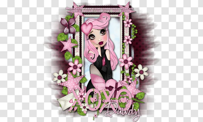 Rose Family Floral Design Pink M - Character Transparent PNG