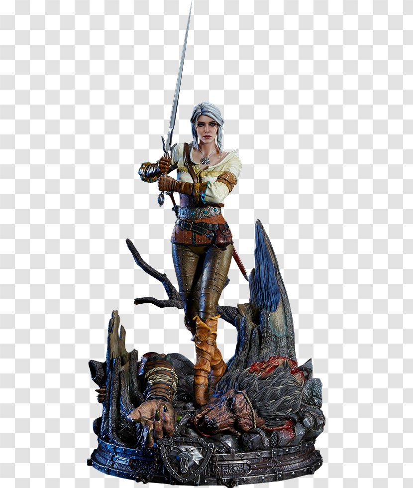 Geralt Of Rivia The Witcher 3: Wild Hunt – Blood And Wine Ciri Statue - Action Figure Transparent PNG