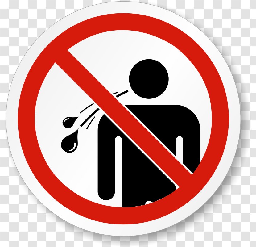Spitting No Symbol Sign Clip Art - Smoking - Lg Transparent PNG