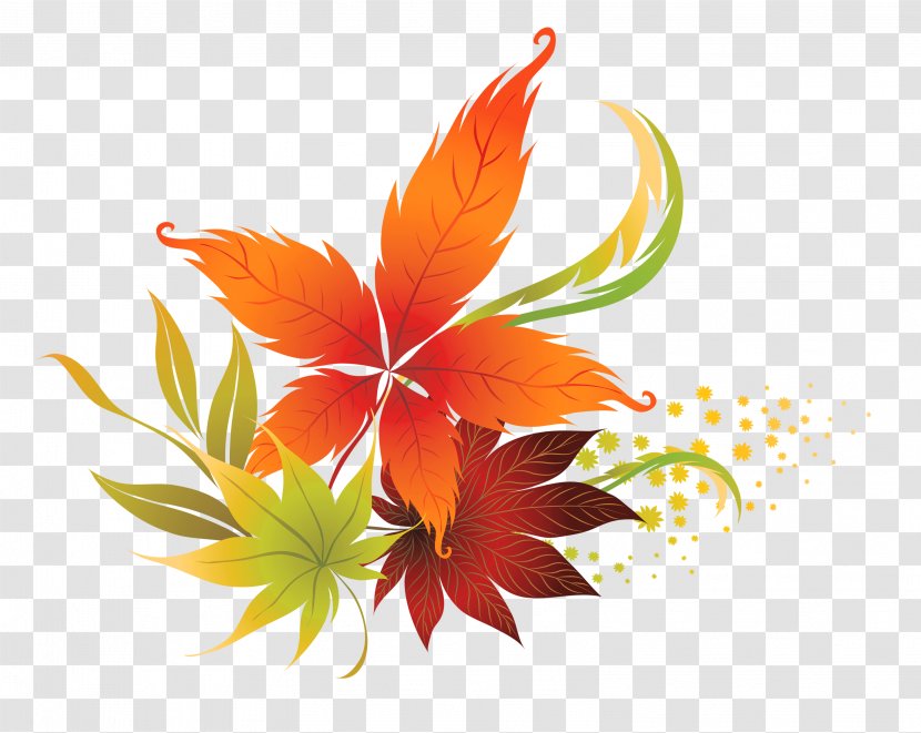Autumn Leaf Color Clip Art - Petal - Fall Leaves Decor Clipart Picture Transparent PNG
