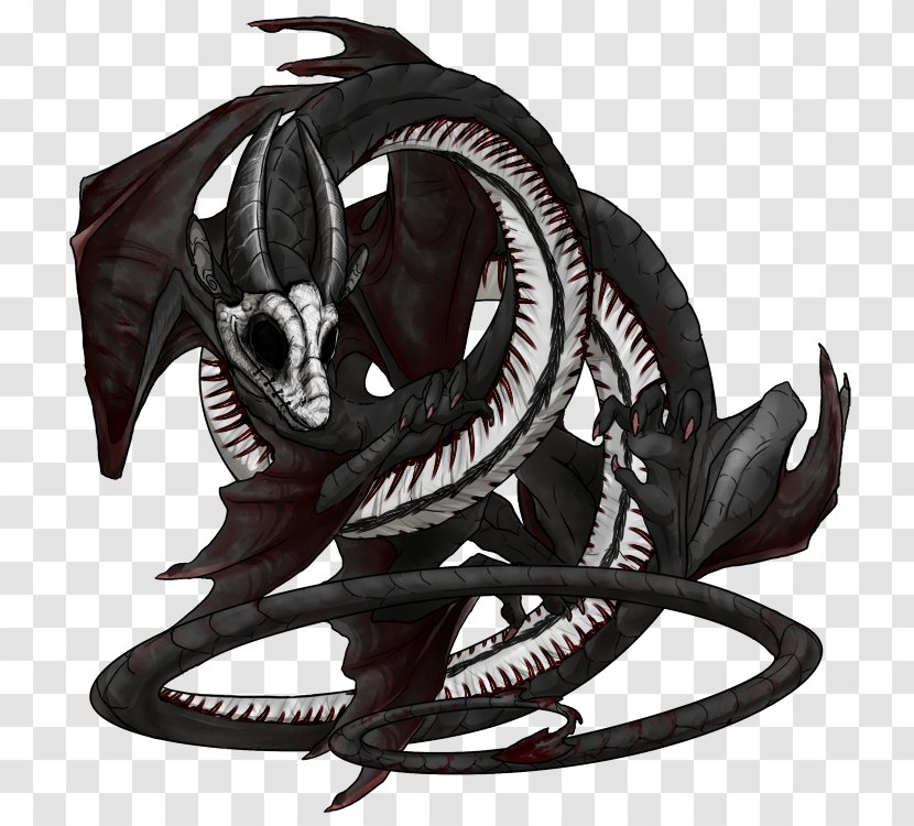 Drawing Art - Fictional Character - Winged Serpent Transparent PNG
