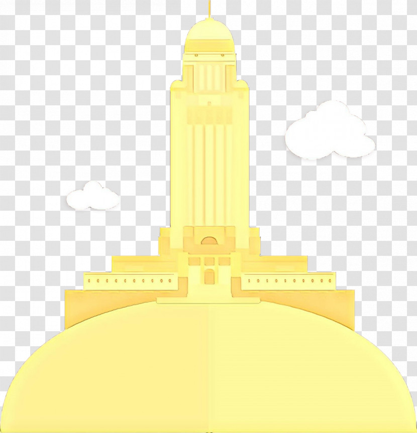 Landmark Yellow Architecture Steeple Place Of Worship Transparent PNG