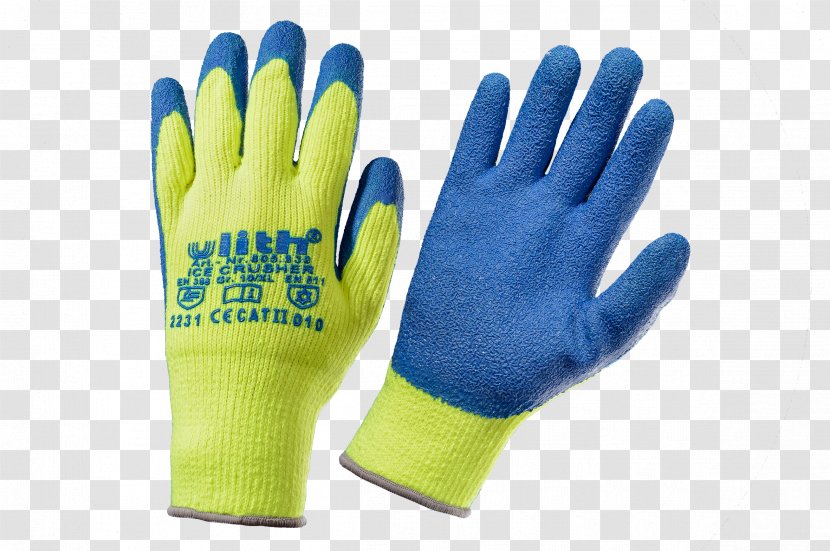 Glove Schutzhandschuh Personal Protective Equipment Nitrile - Woven Fabric - Crushed Ice Transparent PNG