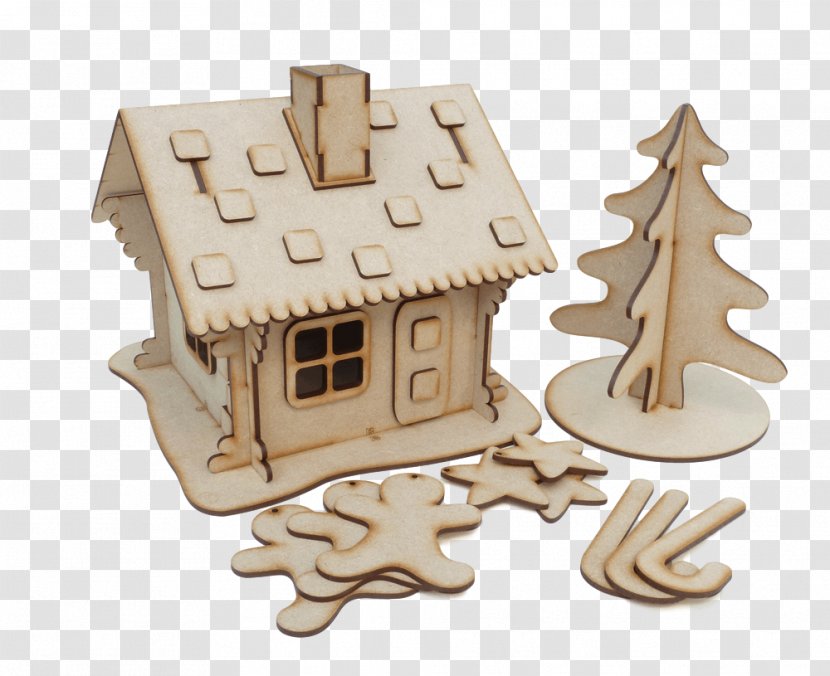 Gingerbread House Christmas Ornament Tree Advent Calendars - Star Transparent PNG