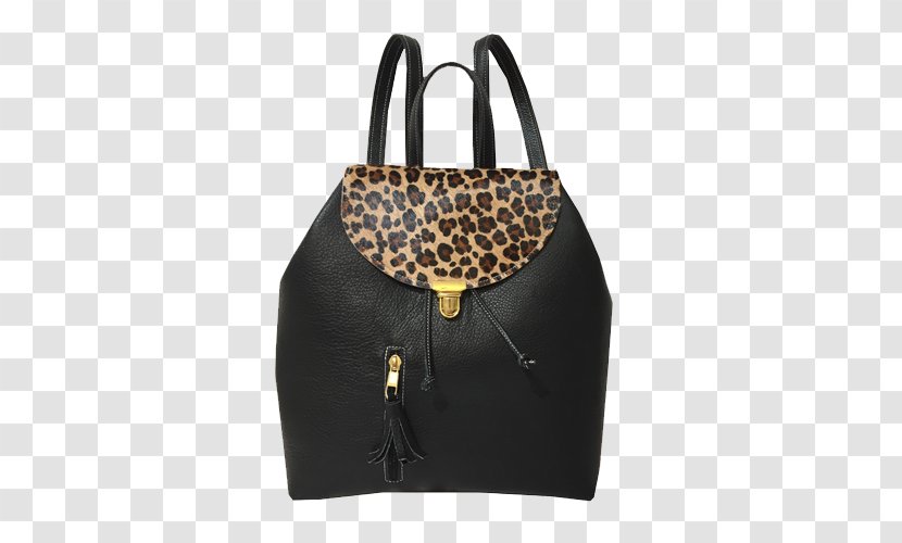 Tote Bag Leather Shoulder M Handbag - Black - Animal Print Handbags Transparent PNG