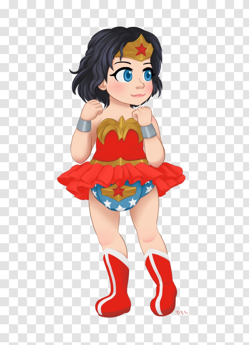 Diana Prince Wonder Woman Zatanna Female Superhero - Watercolor - Diaper Transparent PNG