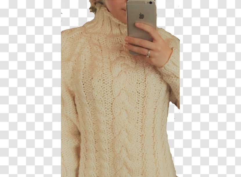 Shoulder Sleeve Beige Wool - Neck - Mr Right Transparent PNG