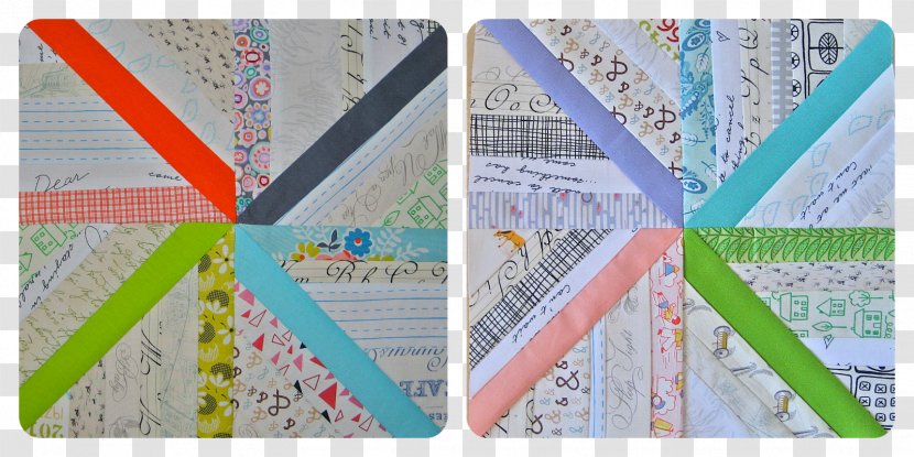 Paper Quilt Line Angle Microsoft Azure - Linens - Triangle Blocks Transparent PNG