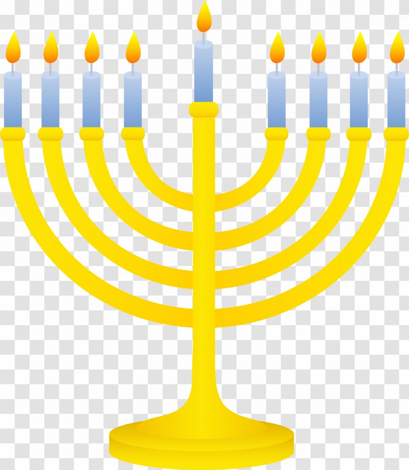 Clip Art Menorah Judaism Image - Interior Design Transparent PNG