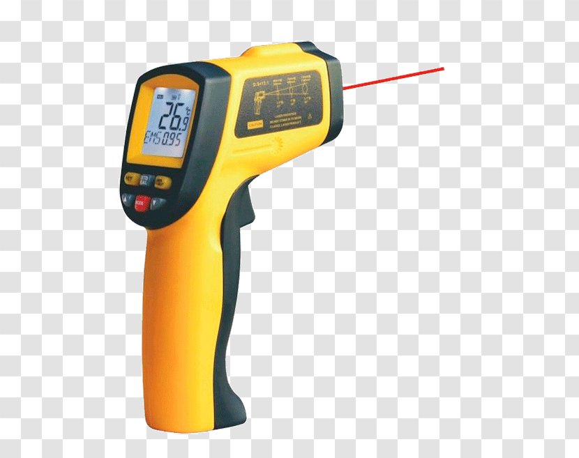 Infrared Thermometers Laser Measurement - Radiation - DIGITAL Thermometer Transparent PNG