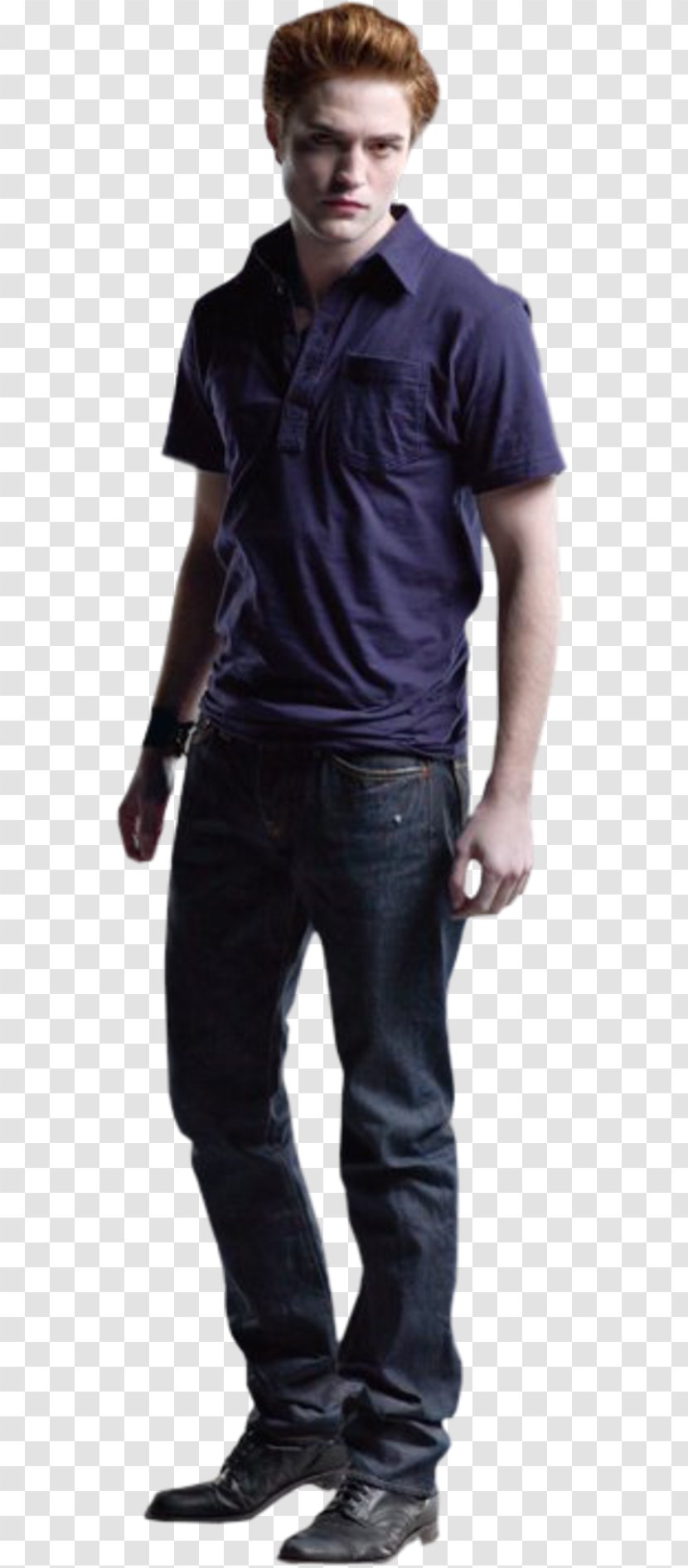 Jeans T-shirt Edward Cullen Denim Sleeve Transparent PNG