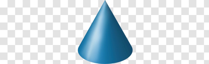 Cone Shape - Blue Transparent PNG