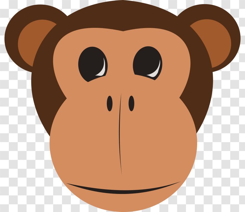 Curious George Monkey Facebook Clip Art - Snout - Safari Cliparts Transparent PNG