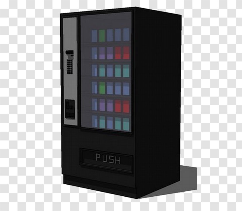 Coffee Vending Machine SketchUp - Sketchup - Black Model Transparent PNG