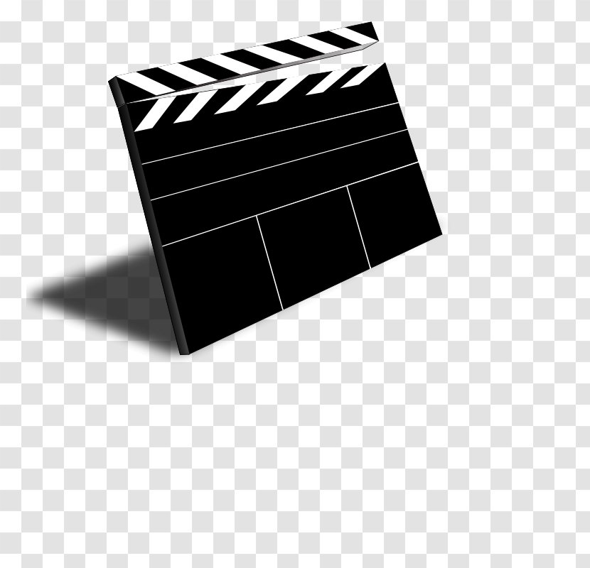 Film Clapperboard Clip Art Cinema - Black - Slate Magazine Transparent PNG