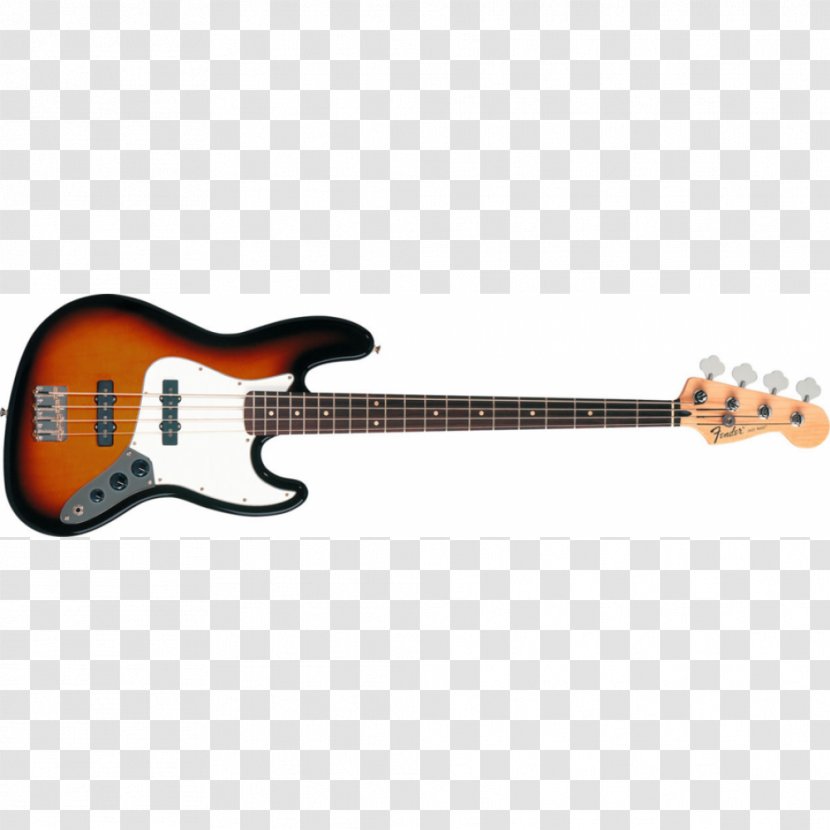 Fender Precision Bass Jazz V Mustang - Silhouette - Guitar Transparent PNG