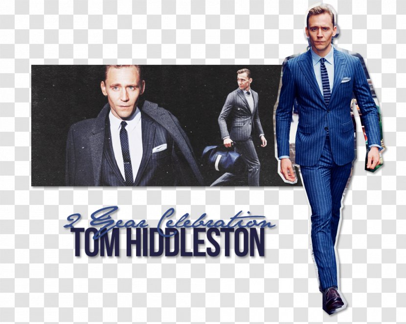 Suit Formal Wear Outerwear Fashion Blazer - Electric Blue - Tom Hiddleston Transparent PNG