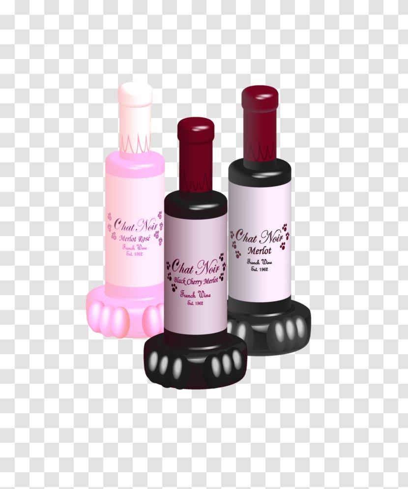 Cosmetics Magenta - Liquid - Bottle Mockup Transparent PNG