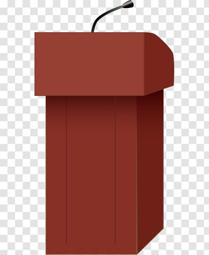 Podium Public Speaking Clip Art - Pixabay - Cliparts Transparent PNG