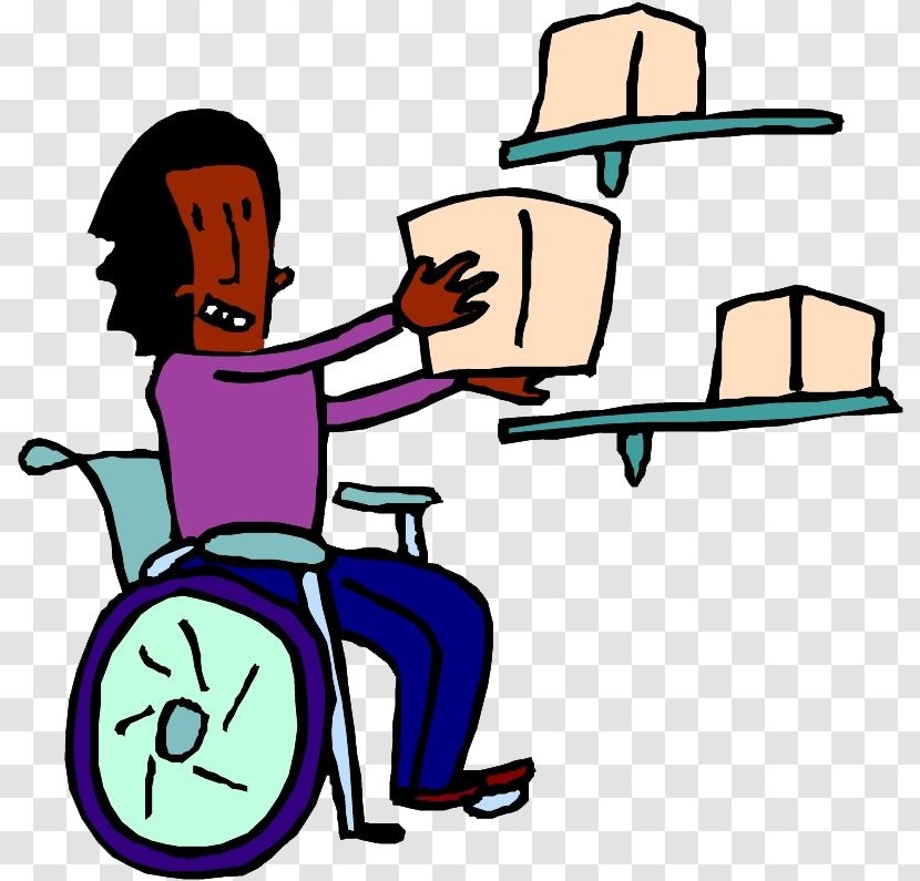 Wheelchair Sitting Clip Art - Conversation - A Person In Transparent PNG