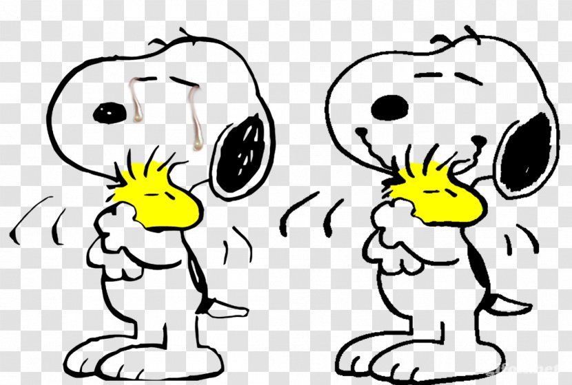 Snoopy Charlie Brown Woodstock Peanuts Hug - Area Transparent PNG