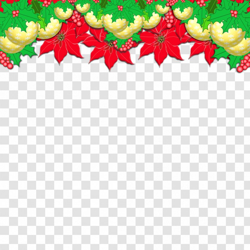 Christmas Decoration Cartoon - Ornament - Eve Plant Transparent PNG