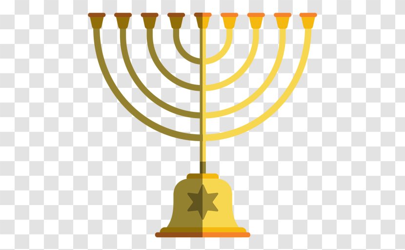 Clip Art Image Menorah Vector Graphics - Candle Holder - Judaism Transparent PNG
