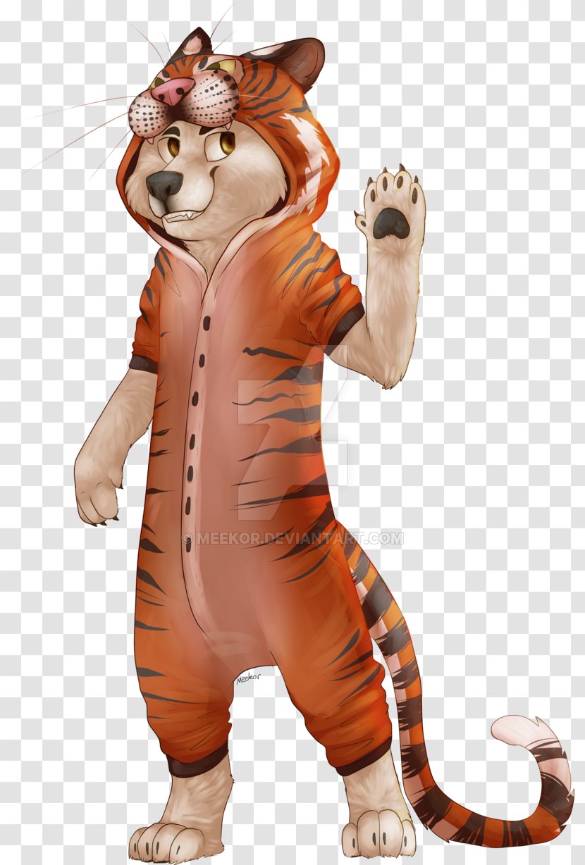 Big Cat Tiger Costume Mascot - Cats Transparent PNG