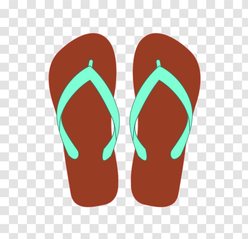 Slipper Flip-flops Clip Art Sandal - Havaianas - Cartoon Slippers Transparent PNG