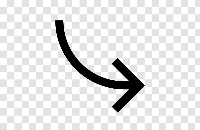 Arrow Symbol Clip Art - Curve Transparent PNG