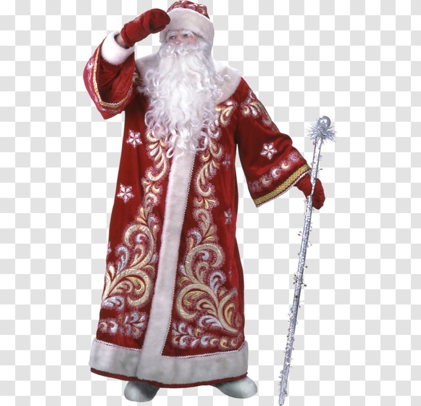 New Year - Ded Moroz - Costume Figurine Transparent PNG