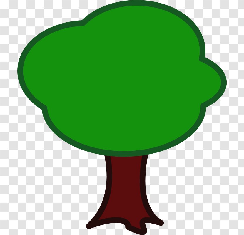 Tree Oak Clip Art - Evergreen Clipart Transparent PNG